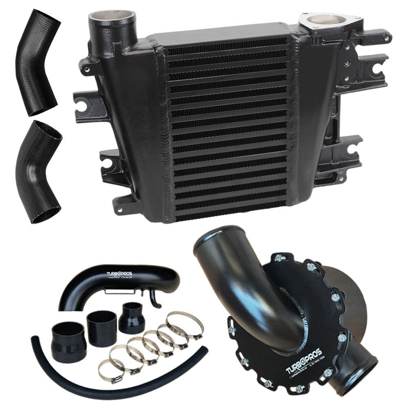 Load image into Gallery viewer, Upgrade Aluminium Intercooler, Airbox and Piping Kit For Nissan Patrol ZD30 3.0L Direct Injection 2000-2007
