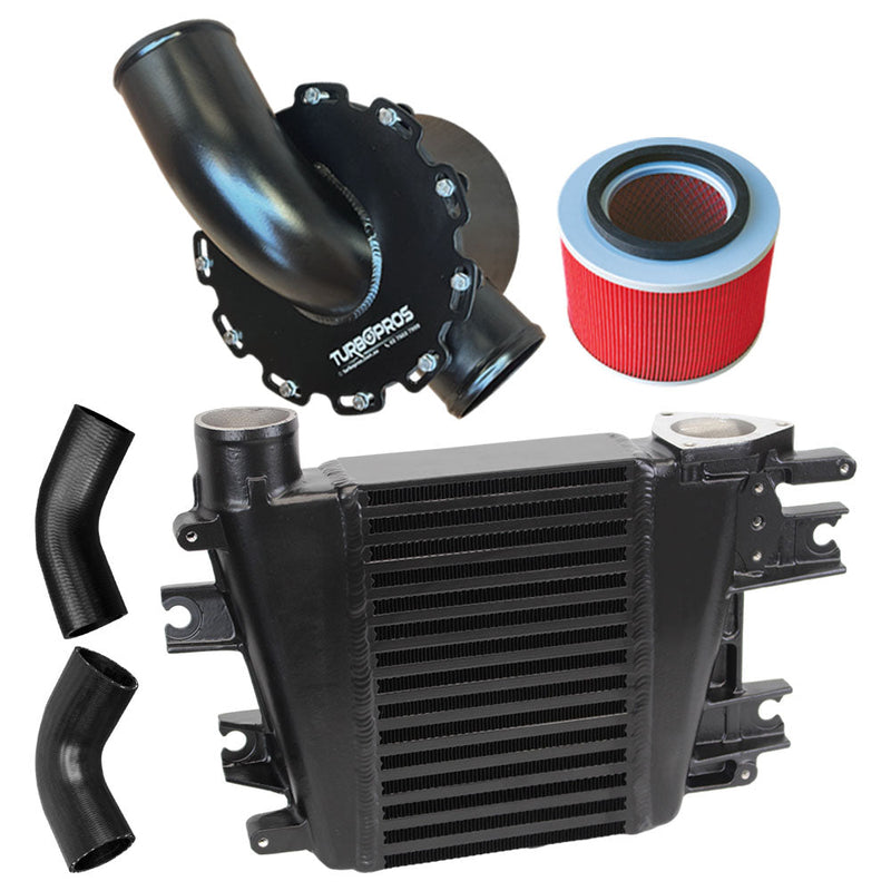 Load image into Gallery viewer, Upgrade Aluminium Intercooler and Air Box For Nissan Patrol ZD30 3.0L Direct Injection 2000-2007
