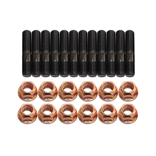 12 Pcs M10x1.5x50mm High Tensile Stud Kit for Manifold & Turbo