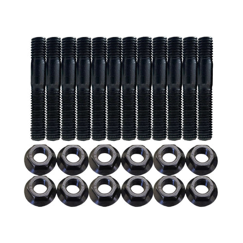 12 Pcs M8x1.25x50mm High Tensile Stud Kit for Manifold & Turbo