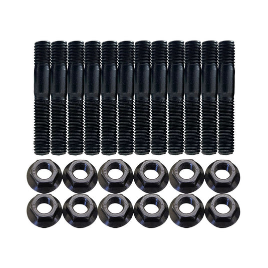 12 Pcs M8x1.25x50mm High Tensile Stud Kit for Manifold & Turbo