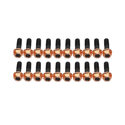 20 Pcs M10x1.25x45mm High Tensile Stud Kit for Manifold & Turbo