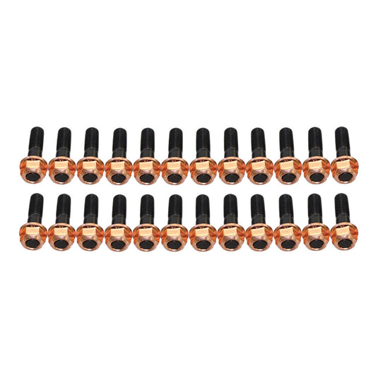 24 Pcs M10x1.25x45mm High Tensile Stud Kit for Manifold & Turbo
