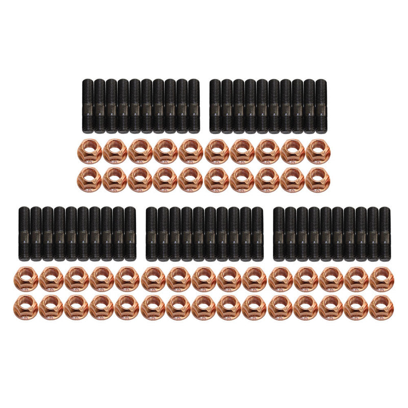 Load image into Gallery viewer, 50 Pcs M10x1.25x45mm High Tensile Stud Kit for Manifold &amp; Turbo 
