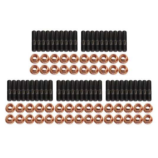 50 Pcs M10x1.25x45mm High Tensile Stud Kit for Manifold & Turbo 