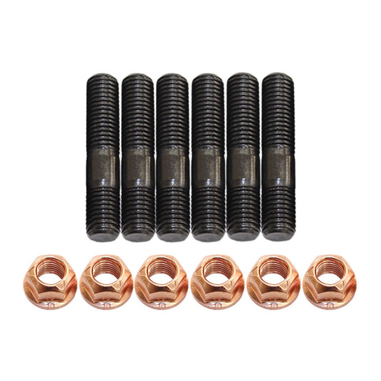 6 Pcs M10x1.5x55mm High Tensile Stud Kit for Manifold & Turbo