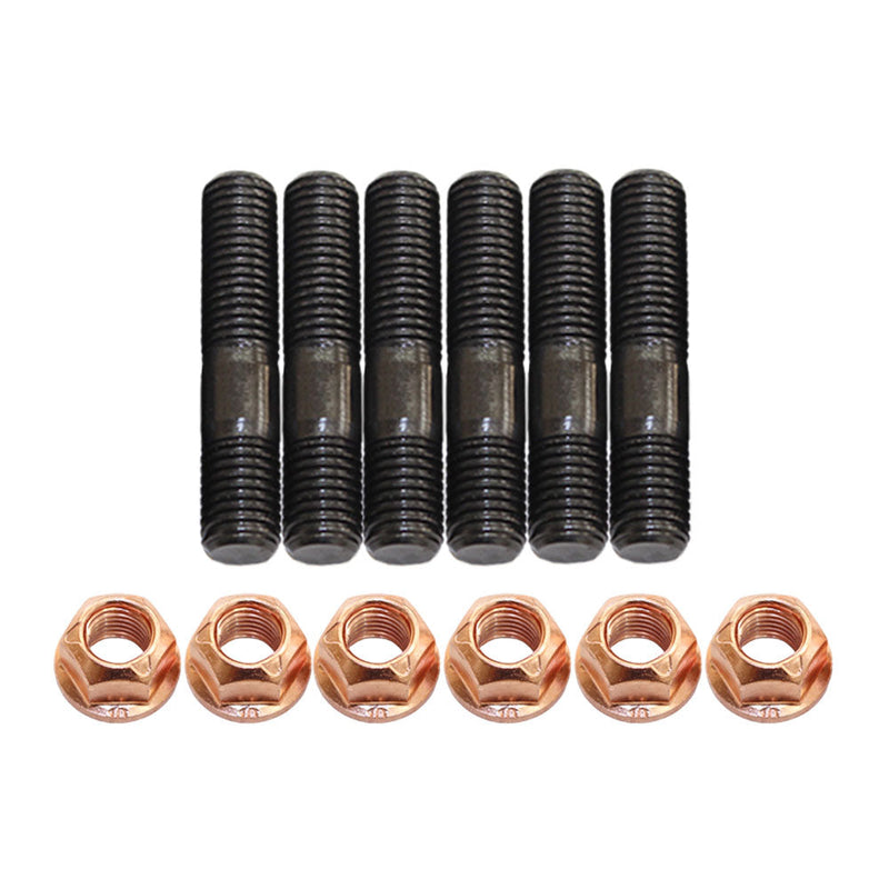 Load image into Gallery viewer, 6 Pcs M10x1.25x55mm High Tensile Stud Kit for Manifold &amp; Turbo

