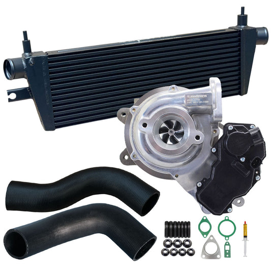 Upgrade Billet Turbo Charger With 52mm Intercooler & Hoses For Toyota Hilux 1GD-FTV 2.8L 2015-2020