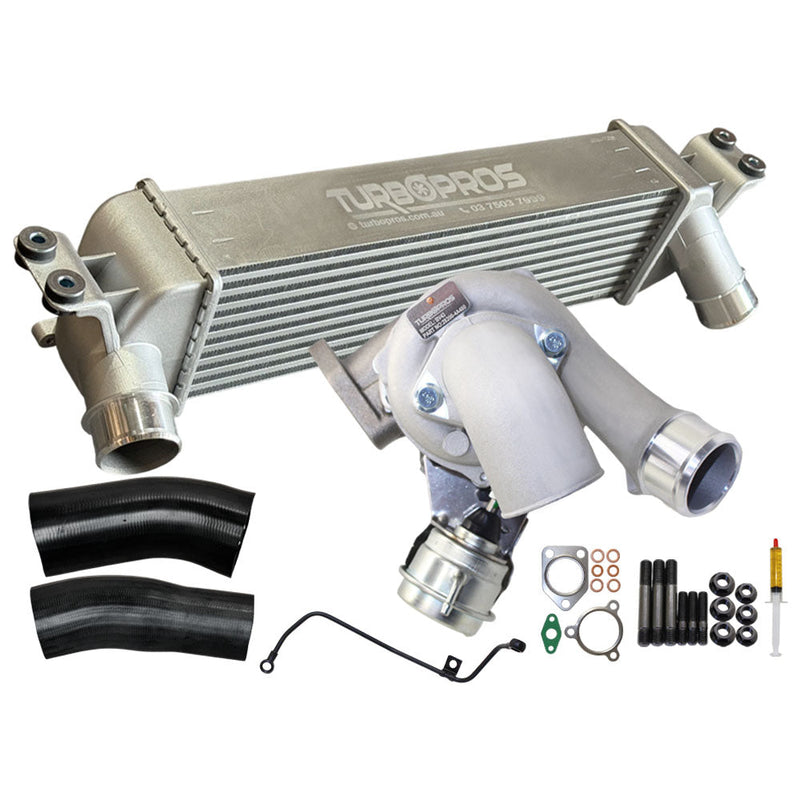 Load image into Gallery viewer, Upgrade Billet Turbo Charger With 85mm Intercooler &amp; Hoses And Genuine Oil Feed Pipe For Hyundai iLoad / iMax D4CB 2.5L 2008-2012
