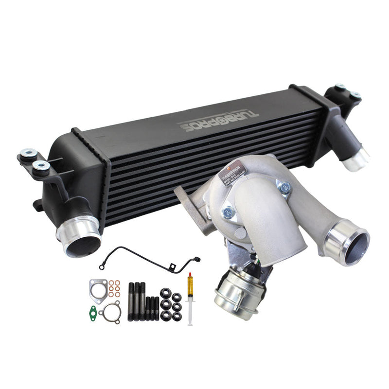 Load image into Gallery viewer, Upgrade Billet Turbo Charger With 85mm Intercooler And Genuine Oil Feed Pipe For Hyundai iLoad/iMax D4CB 2.5L 2008-2012
