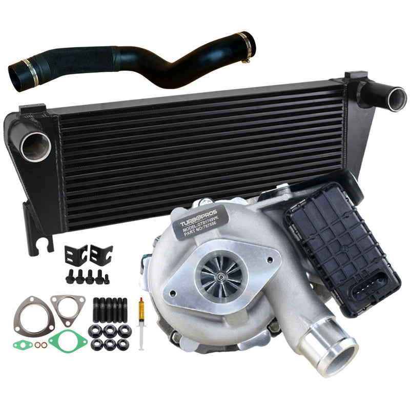 Load image into Gallery viewer, Upgrade Billet Turbo Charger With 70mm Intercooler &amp; Hose For Ford Ranger &amp; Mazda BT50 2.2L 
