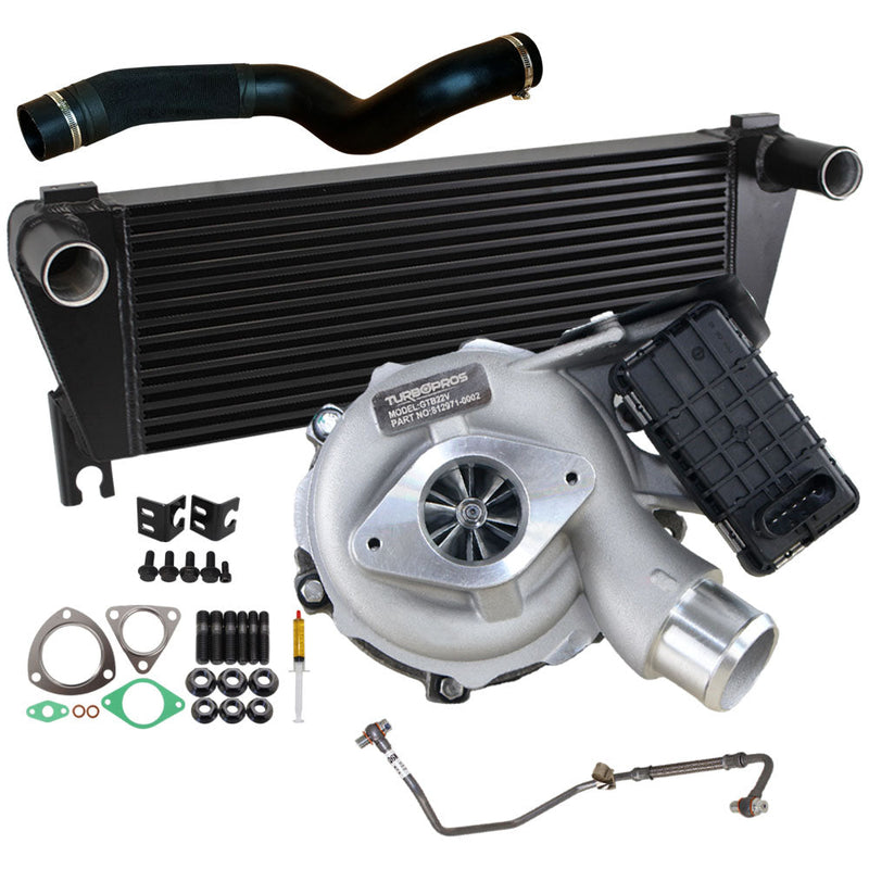 Load image into Gallery viewer, Upgrade Billet Turbo Charger With 70mm Intercooler &amp; Hose And Genuine Oil Feed Pipe For Ford Ranger &amp; Mazda BT50 3.2L 2011-2015
