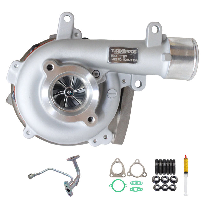 Load image into Gallery viewer, Upgrade Billet Turbo Charger With Genuine Oil Feed Pipe For Toyota Hilux D4D KUN26 1KD-FTV 3.0L
