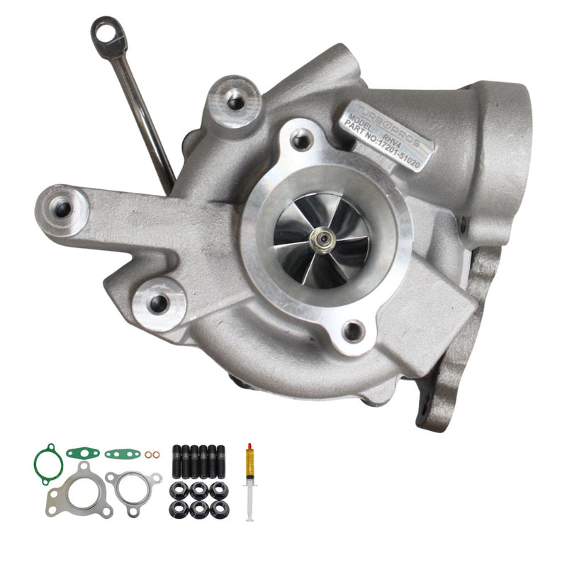 Load image into Gallery viewer, Upgrade Billet Turbo Charger For Toyota LandCruiser 200 Series VDJ200 1VD-FTV 4.5L Driver Side
