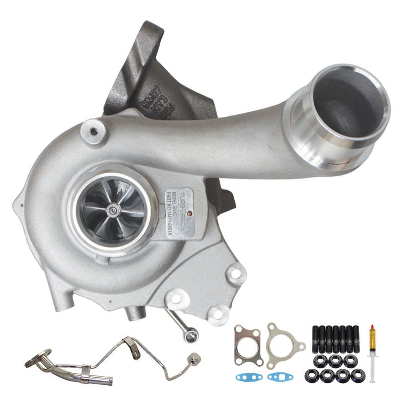 Load image into Gallery viewer, Upgrade Billet Turbo Charger With Genuine Oil Feed Pipe For Nissan Navara D40 YD25 2.5L 2010 Onwards
