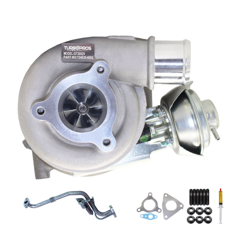 Load image into Gallery viewer, Upgrade Billet Turbo Charger With Genuine Oil Feed Pipe For Nissan Patrol GU ZD30 3.0L Fits Late DI 01/2002-12/2006
