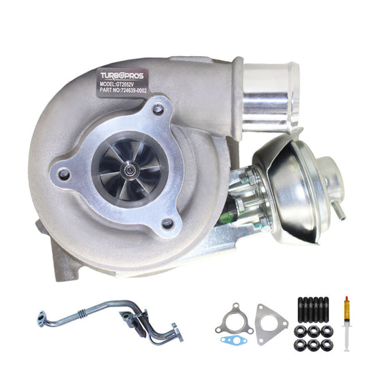 Upgrade Billet Turbo Charger With Genuine Oil Feed Pipe For Nissan Patrol GU ZD30 3.0L Fits Late DI 01/2002-12/2006