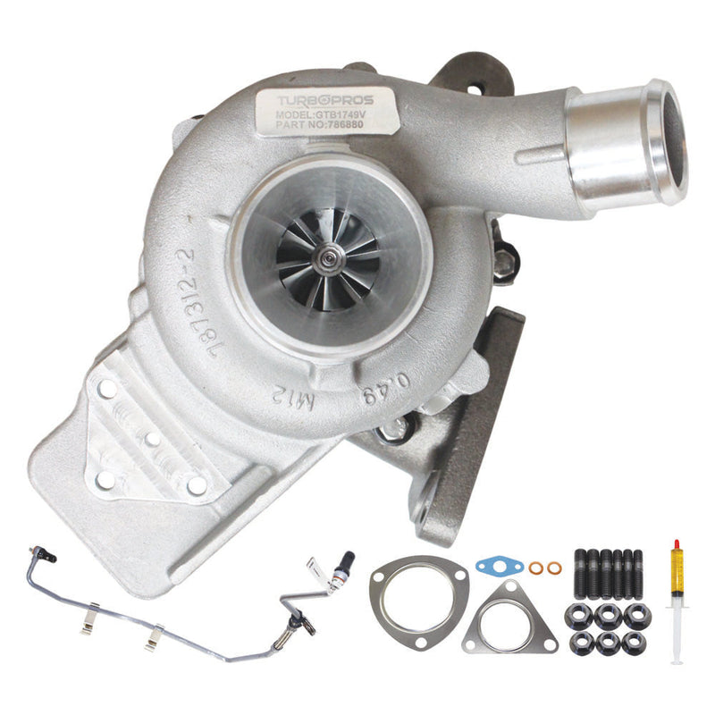Load image into Gallery viewer, Upgrade Billet Turbo Charger With Genuine Oil Feed Pipe For Ford Transit/Transit Custom 2.2L FWD 786880-0023
