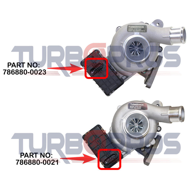 Load image into Gallery viewer, Upgrade Billet Turbo Charger With Genuine Oil Feed Pipe For Ford Transit/Transit Custom 2.2L FWD 786880-0023
