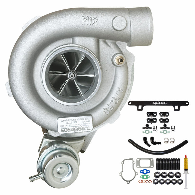 Load image into Gallery viewer, Upgrade Billet GT3576R Turbo Charger With Oil Return Line And Bracket Kit For Ford Falcon FG X XR6/G6E Barra 4.0L 2014-2016
