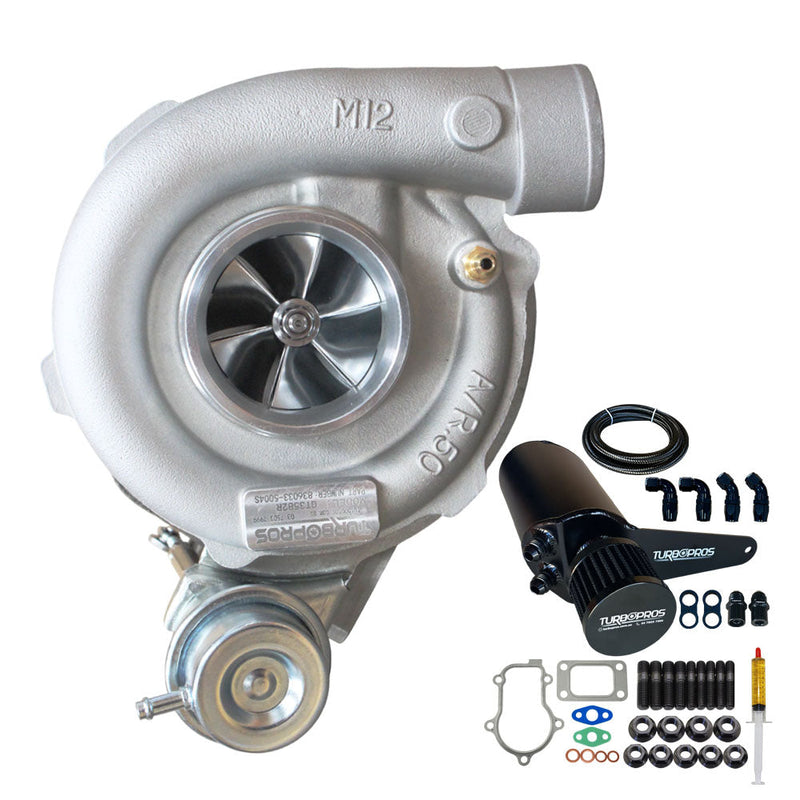 Load image into Gallery viewer, Upgrade Billet GT3582R Turbo Charger With AN8 Oil Catch Can For Ford Falcon FG FGX XR6/G6E Barra 4.0L
