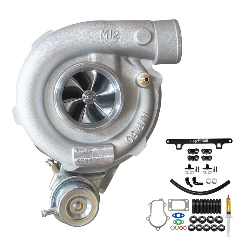 Load image into Gallery viewer, Upgrade Billet GT3582R Turbo Charger With Oil Return Line And Bracket Kit For Ford Falcon FG FGX XR6/G6E Barra 4.0L
