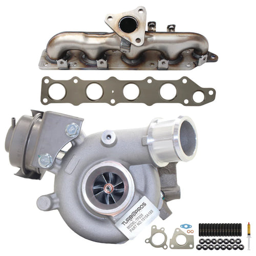 Upgrade Billet Turbo Charger With Genuine Exhaust Manifold, Gasket & Stud Kit For Mitsubishi ASX 4N13 1.8L 1515A185