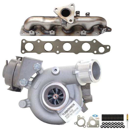 Upgrade Billet Turbo Charger With Genuine Exhaust Manifold, Gasket & Stud Kit For Mitsubishi ASX 4N13 1.8L 1515A185