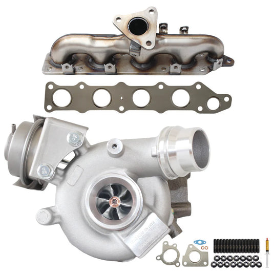 Upgrade Billet Turbo Charger With Genuine Exhaust Manifold, Gasket & Stud Kit For Mitsubishi ASX 4N14 2.2L
