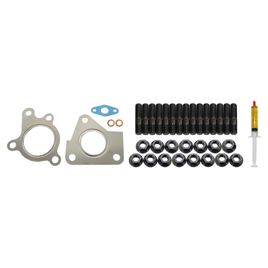 Upgrade Billet Turbo Charger With Genuine Exhaust Manifold, Oil Feed Pipe, Gasket & Stud Kit For Mitsubishi ASX 4N13 1.8L 1515A224
