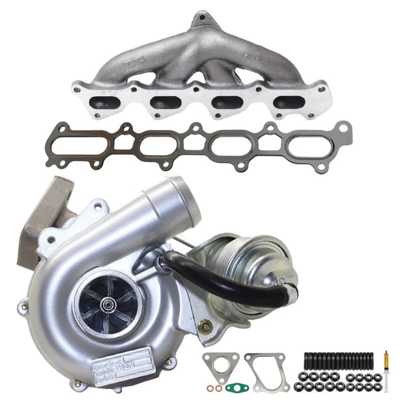 Load image into Gallery viewer, Upgrade Billet Turbo Charger With Genuine Exhaust Manifold, Oil Feed Pipe, Gasket &amp; Stud Kit For Mitsubishi Triton MN 4D56 2.5L 2WD VT10

