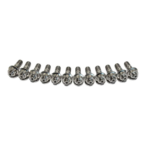 12 Pcs M10x1.25x55mm Titanium Stud Kit for Manifold & Turbo