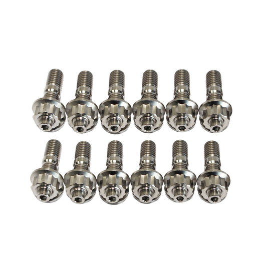 Titanium Twin Turbo Charger Stud Kit For Toyota Landcruiser 200 Series V8 1VD-FTV