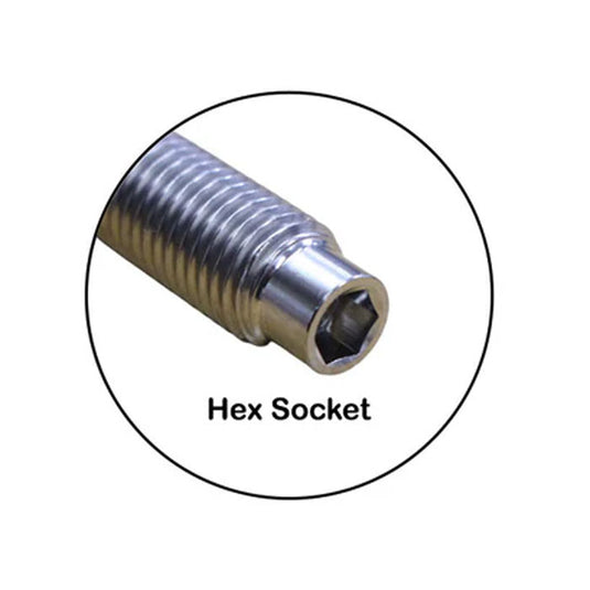 M8 x 1.25mm x 45mm Titanium Stud