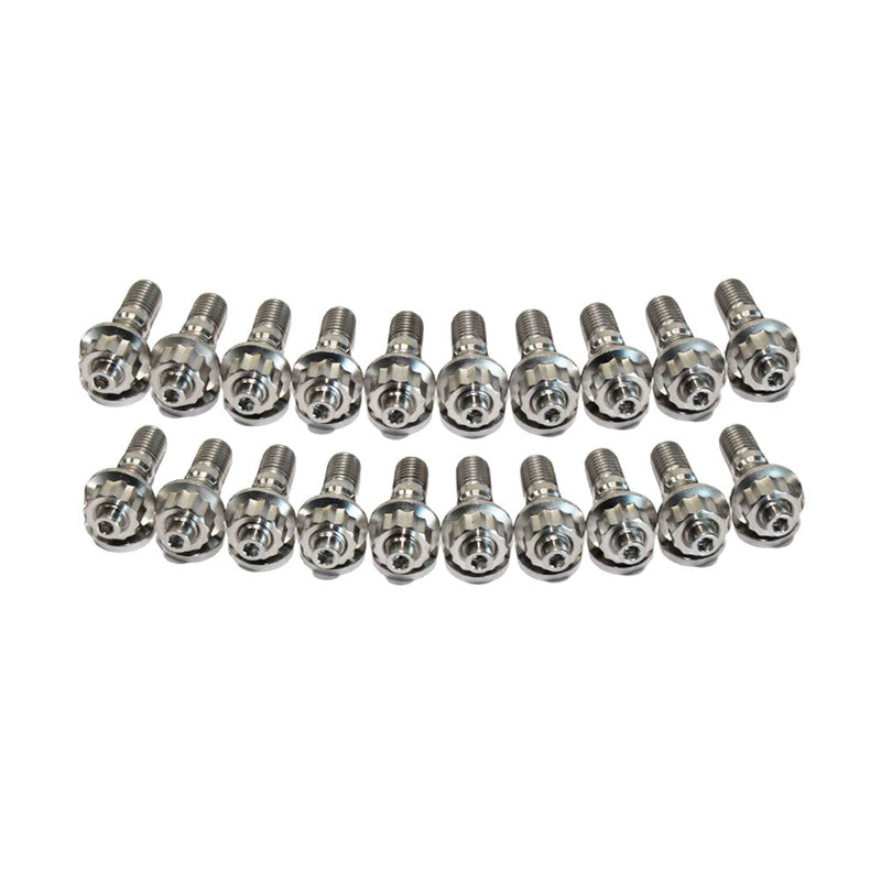 Load image into Gallery viewer, 20 Pcs M10x1.25x45mm Titanium Stud Kit for Manifold &amp; Turbo
