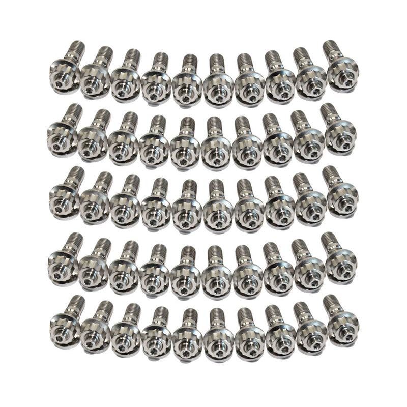 Load image into Gallery viewer, 50 Pcs M10x1.5x45mm Titanium Stud Kit for Manifold &amp; Turbo
