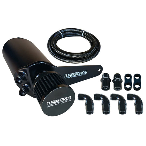 Turbo Pros High Flow -AN8 Oil Catch Can For Ford Falcon XR6 BA/BF/FG Barra 4.0L