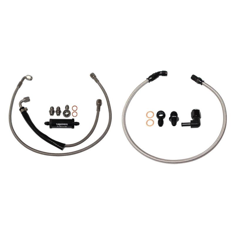 Load image into Gallery viewer, Turbo Pros Turbo Oil Feed Line &amp; Water Line Kit For Ford Falcon XR6 BA/BF/FG Barra 4.0L
